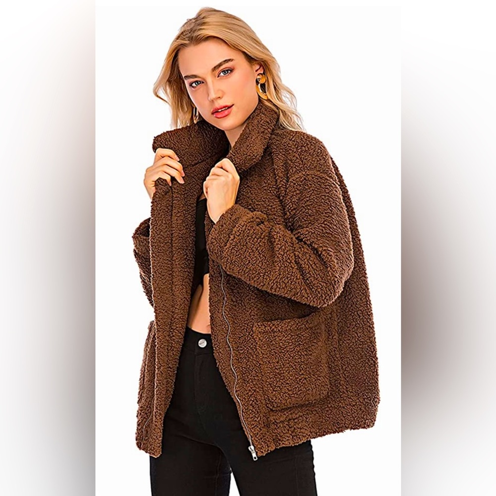 Teddy Coat Faux Jacket